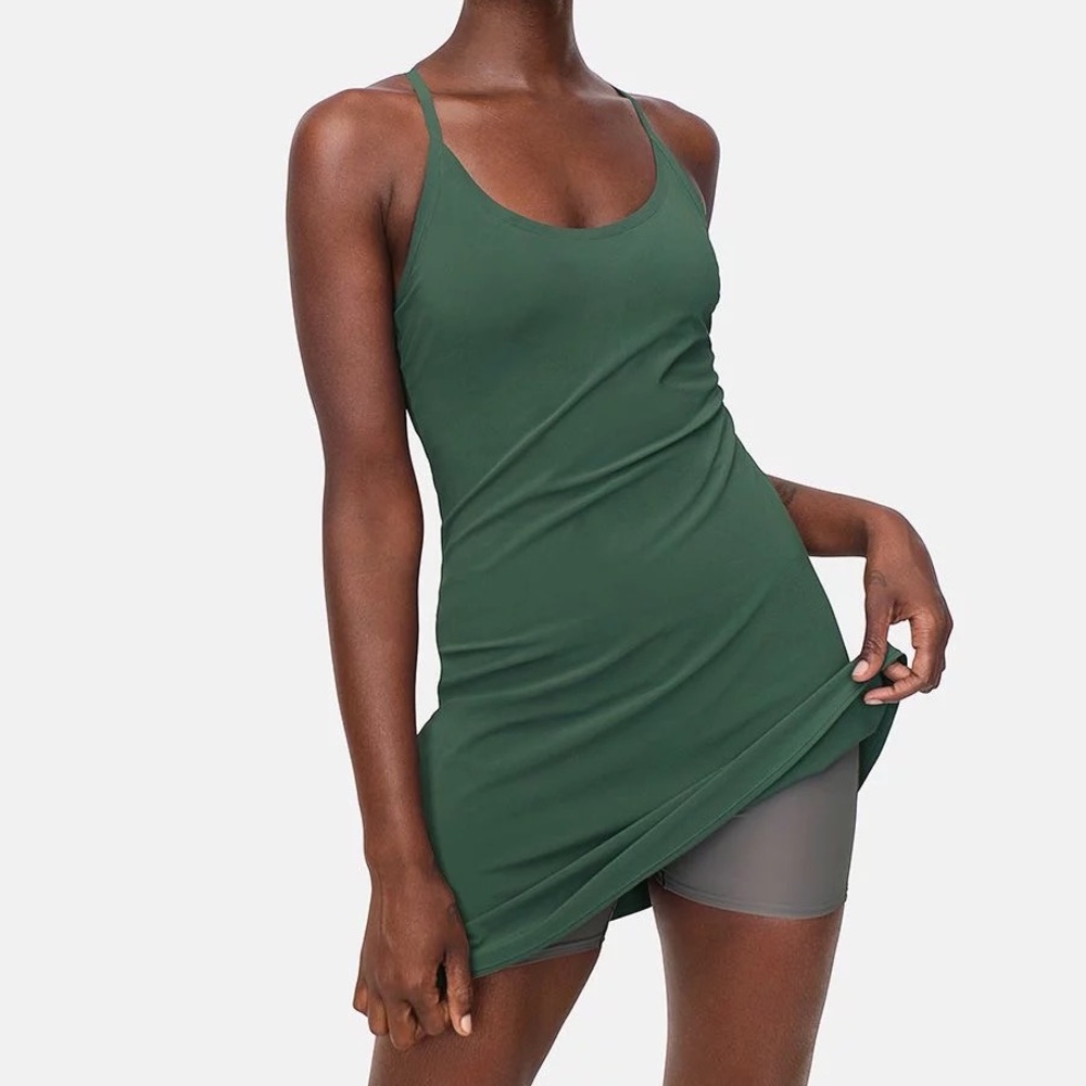 Green OV Exercise Dress